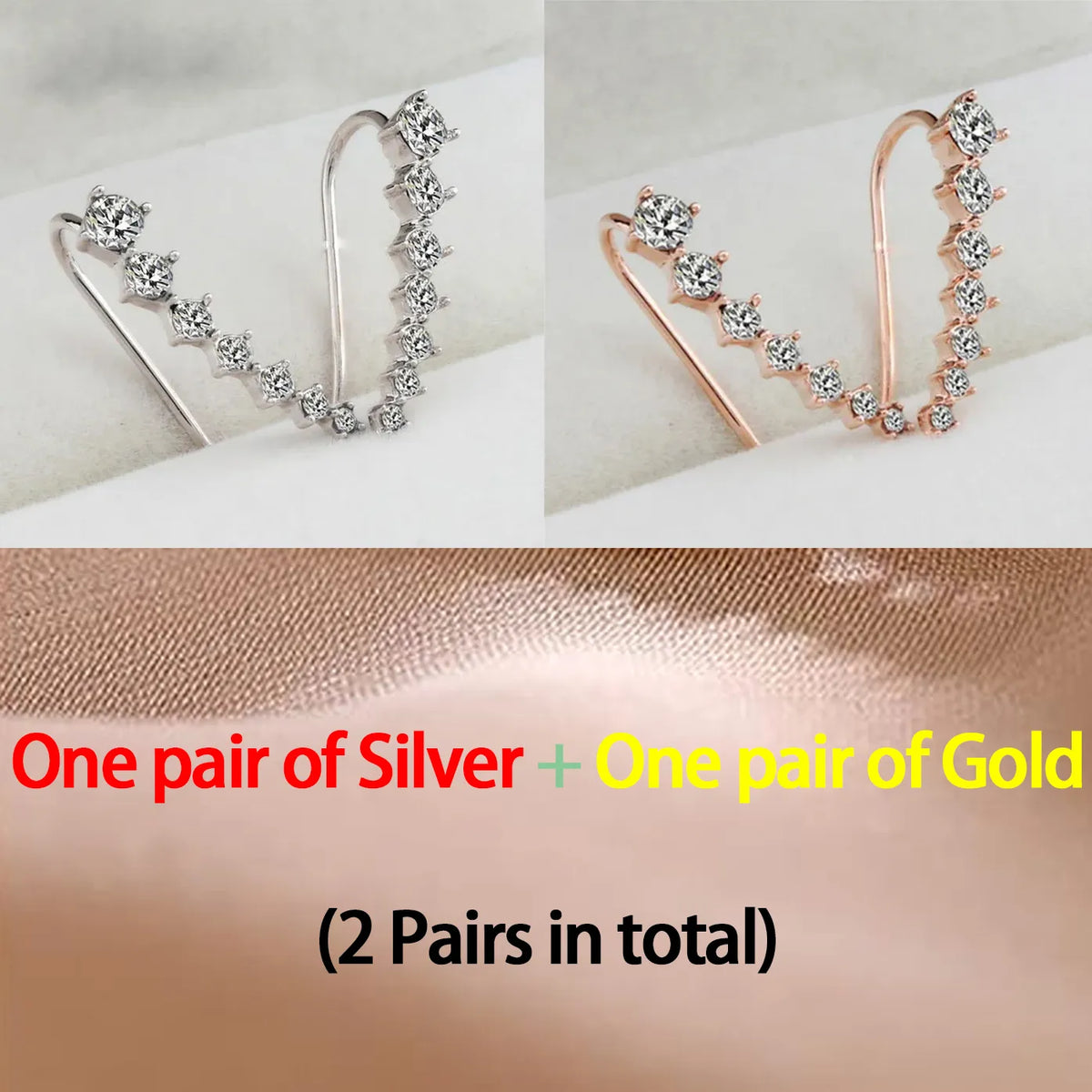 🔥2026 Best-Seller🔥 - 💎✨ Sparkling Starlight Diamond Earrings