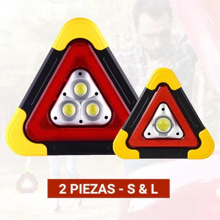 🚗Huge Sale - 50% Off 🆘3-in-1 Solar Emergency Roadside Warning Triangle✨