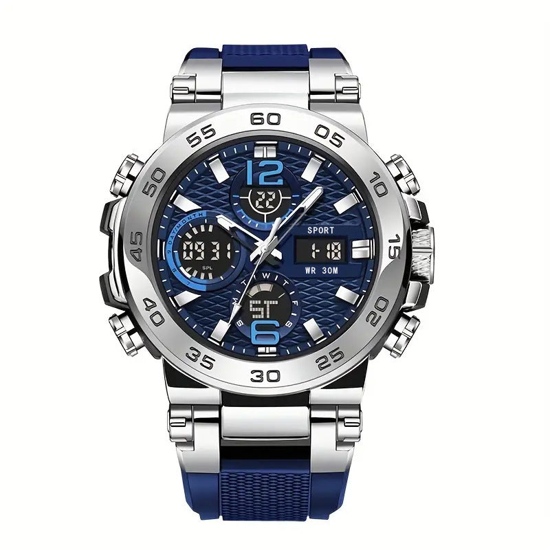 ⏳🔥LIMITED-TIME 55% OFF! ⏰Tactical Style 50M Waterproof Multifunctional Digital Sports Watch
