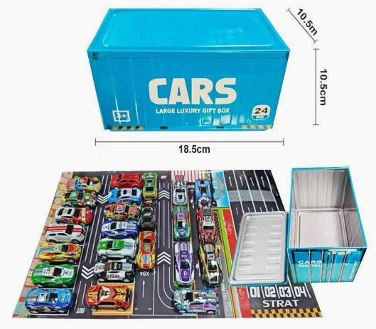 49% OFF🎁48 Mini Pull-Back Cars with Built-In Garage Set