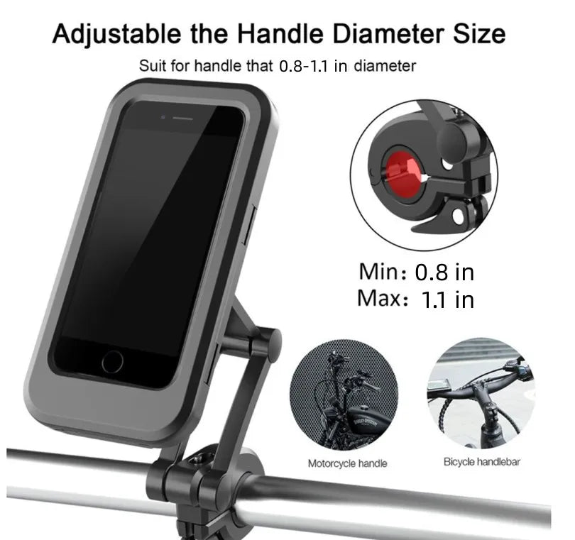 š„Waterproof Bicycle & Motorcycle Phone Holder