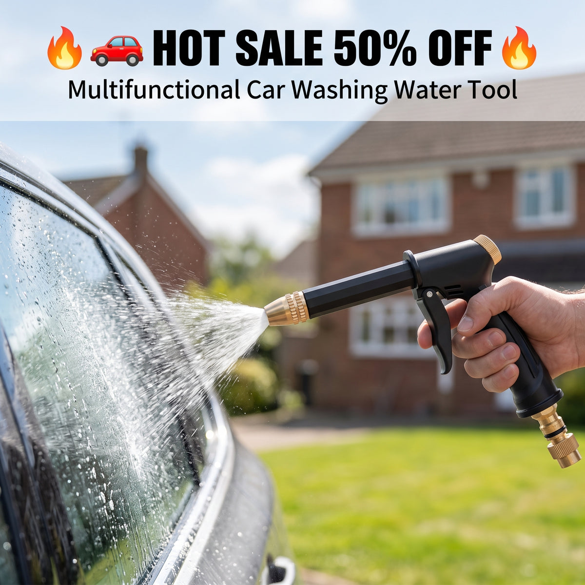🔥🚗 HOT SALE 50% OFF 🔥Multifunctional Car Washing Water Tool