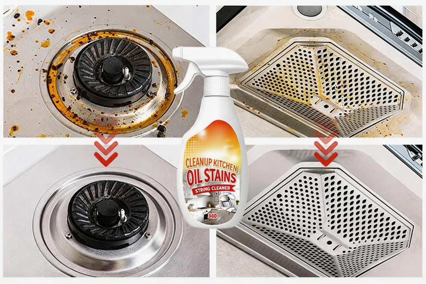 🔥 Heavy-Duty Kitchen Degreaser Foam Cleaner🔥