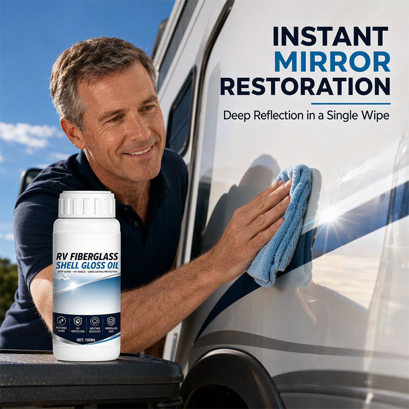 ⏰Buy 1 Get 1 Free⏰🔥RV Fiberglass Gloss Oil Shine Restorer