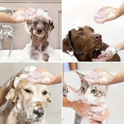 🔥🔥Pet bath brush cleaning tools massage foam generator silicone