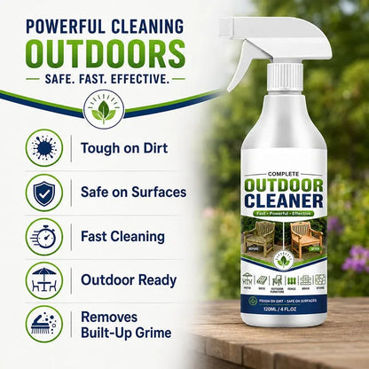 🌿 LIMITED-TIME 49% OFF! Outdoor Surface Cleaner Spray, Fast Acting Stain Remover for Patio, Wooden Furniture & Outdoor Surfaces