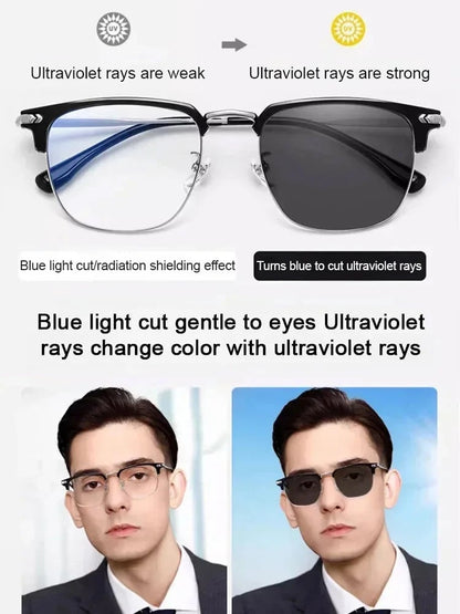 🎁50% Off🔥Ultra Light Anti Blue Presbyopic Glasses-👓Intelligent Zoom 100°-500° (Auto Recognition)