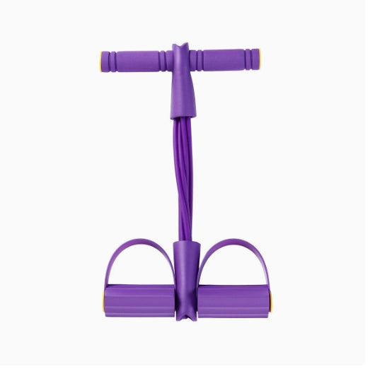21 Fitness Resistance Bands-4 Tube Pedal Ankle Puller