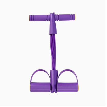 21 Fitness Resistance Bands-4 Tube Pedal Ankle Puller