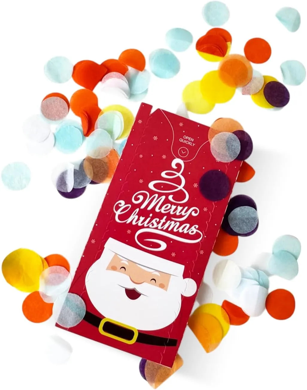 ✨Buy 1 Free 1 ✨Christmas Exploding Confetti Surprise Card – Pop-Up Joy in Every Envelope 🎄✨