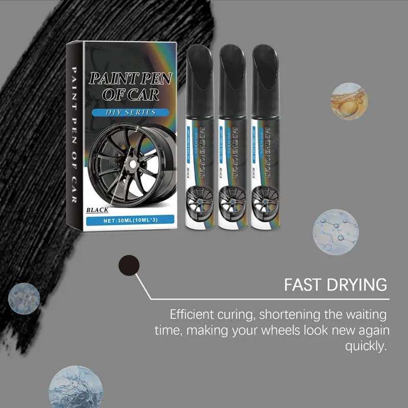 🔥Buy two  get one free🌟🖊️ Wheel Scratch Repair Pen - Fix Curb Rash in 10 Min | Rust-Proof Formula