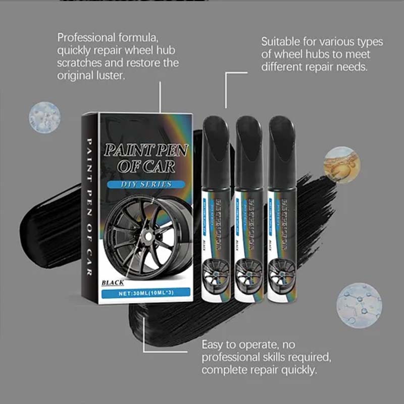 🔥Buy two  get one free🌟🖊️ Wheel Scratch Repair Pen - Fix Curb Rash in 10 Min | Rust-Proof Formula