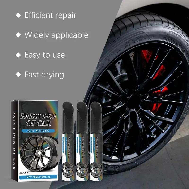 🔥Buy two  get one free🌟🖊️ Wheel Scratch Repair Pen - Fix Curb Rash in 10 Min | Rust-Proof Formula