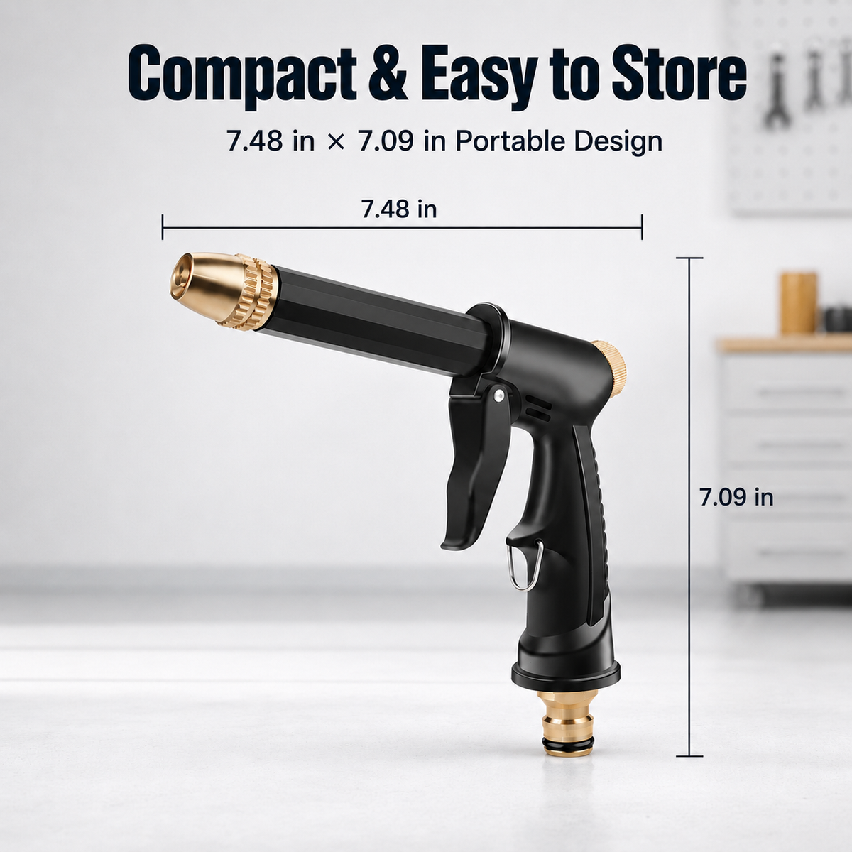 💕🚿 High-Pressure Hose Spray Gun for Car Wash & Outdoor Cleaning