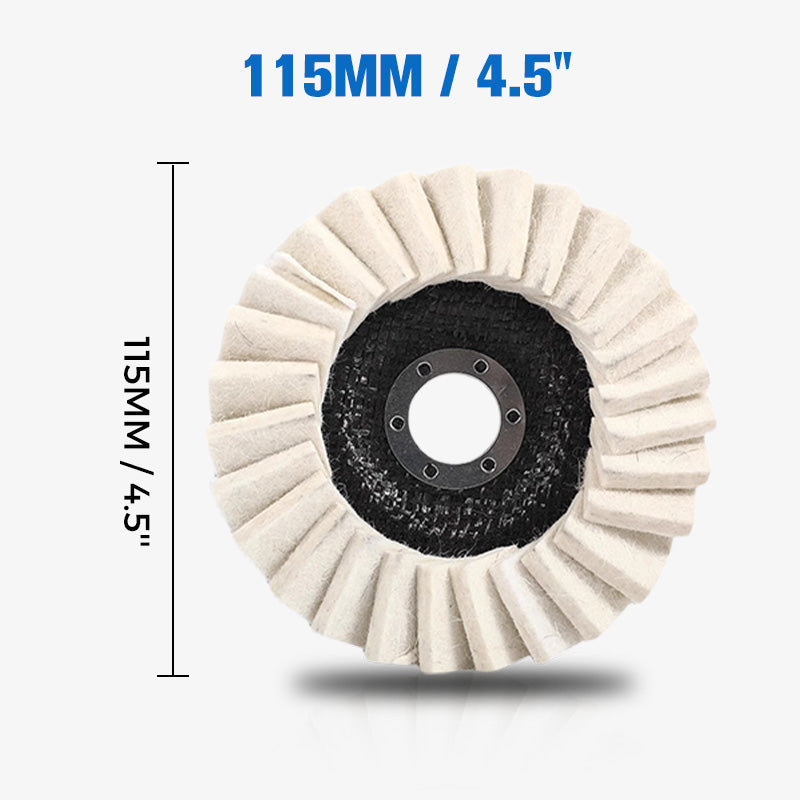🔥LAST DAY -50% OFF🔥✨ Achieve A Mirror Finish –Wool Felt Flap Polishing Disc