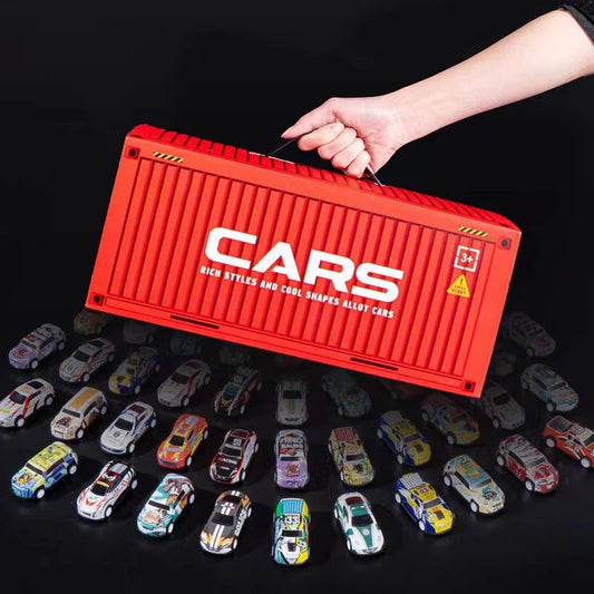 49% OFF🎁48 Mini Pull-Back Cars with Built-In Garage Set