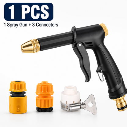 💕🚿 High-Pressure Hose Spray Gun for Car Wash & Outdoor Cleaning
