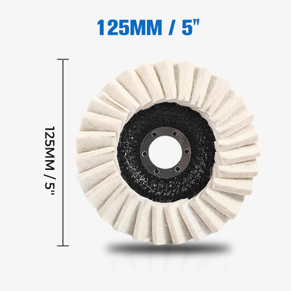 🔥LAST DAY -50% OFF🔥✨ Achieve A Mirror Finish –Wool Felt Flap Polishing Disc