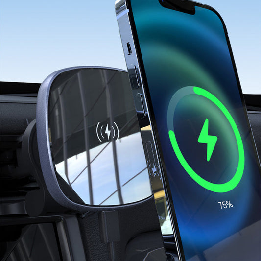 Magnetic wireless charger for mobile phones