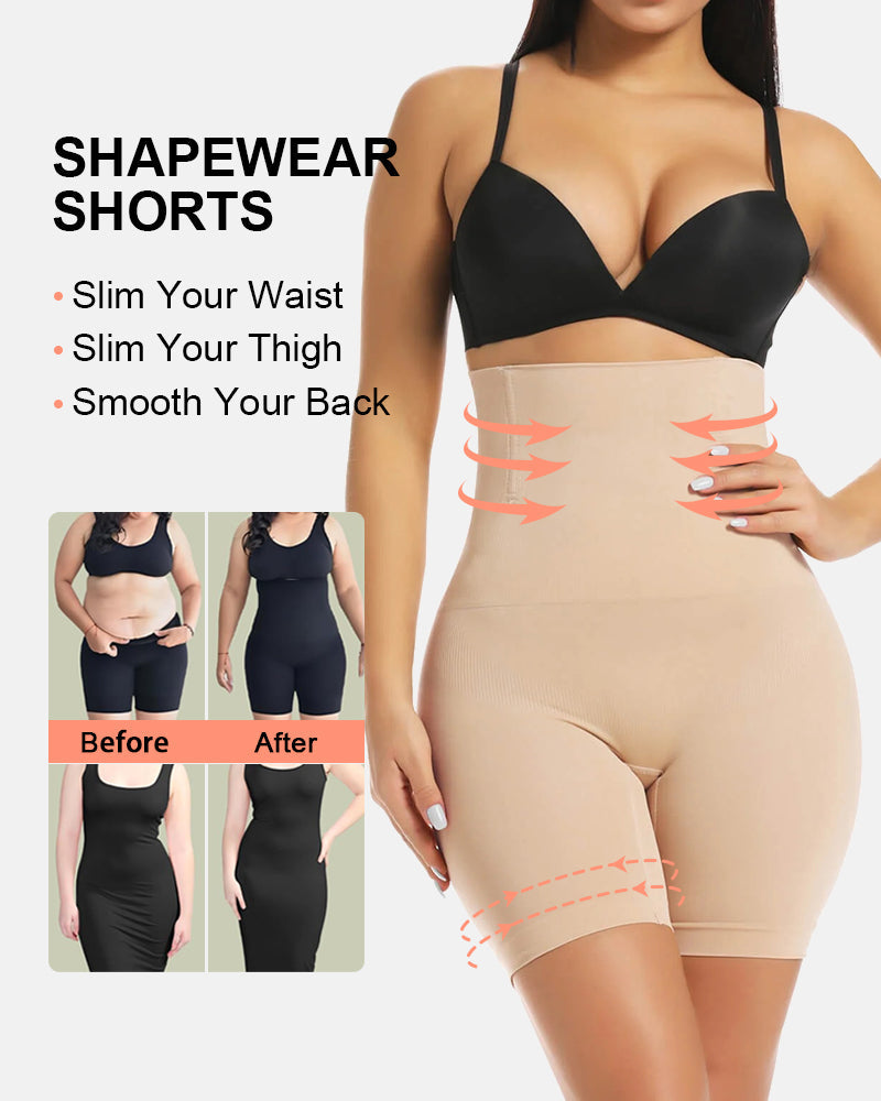 High Waisted Body Shaper Shorts
