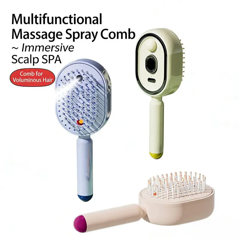 🔥Last Day Sale 🔥Electric Spray Air Cushion Massage Comb