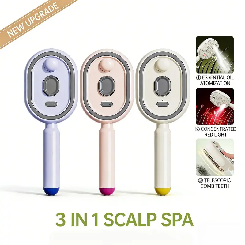 🔥Last Day Sale 🔥Electric Spray Air Cushion Massage Comb