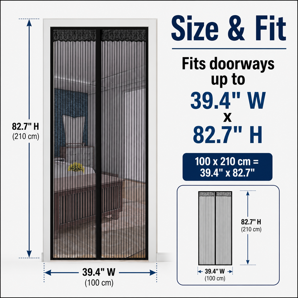 💕🧲Summer Limited-Time 50% OFF 🦟Magnetic Screen Door – Hands-Free Auto-Close Mesh Curtain for Bug