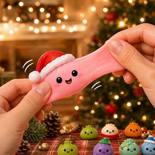 🎄Christmas Dumpling Squishy Advent Calendar – 24 Surprise Toys