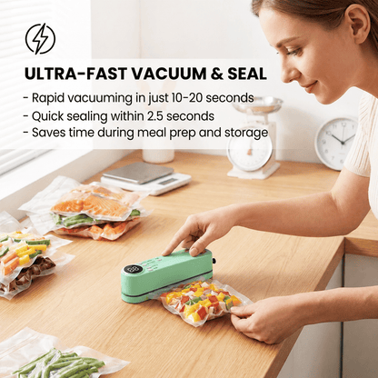 🥑✨Mini Vacuum Bag Sealer – Cordless Handheld Food Sealing Machine