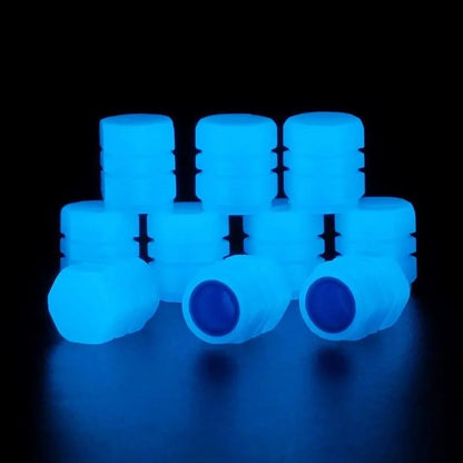 🚗Glow-in-the-Dark Tire Caps 💡