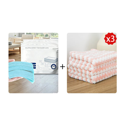 🥳2026 HOT SALE🥳💞50K+ SOLD!⏳✨ 50% OFF! Water‑Soluble Floor Sheets – Just drop in water, no measuring. Cleans & shines all floors. Safe & streak‑free. 120 sheets pack. Your daily helper. 🧹💧