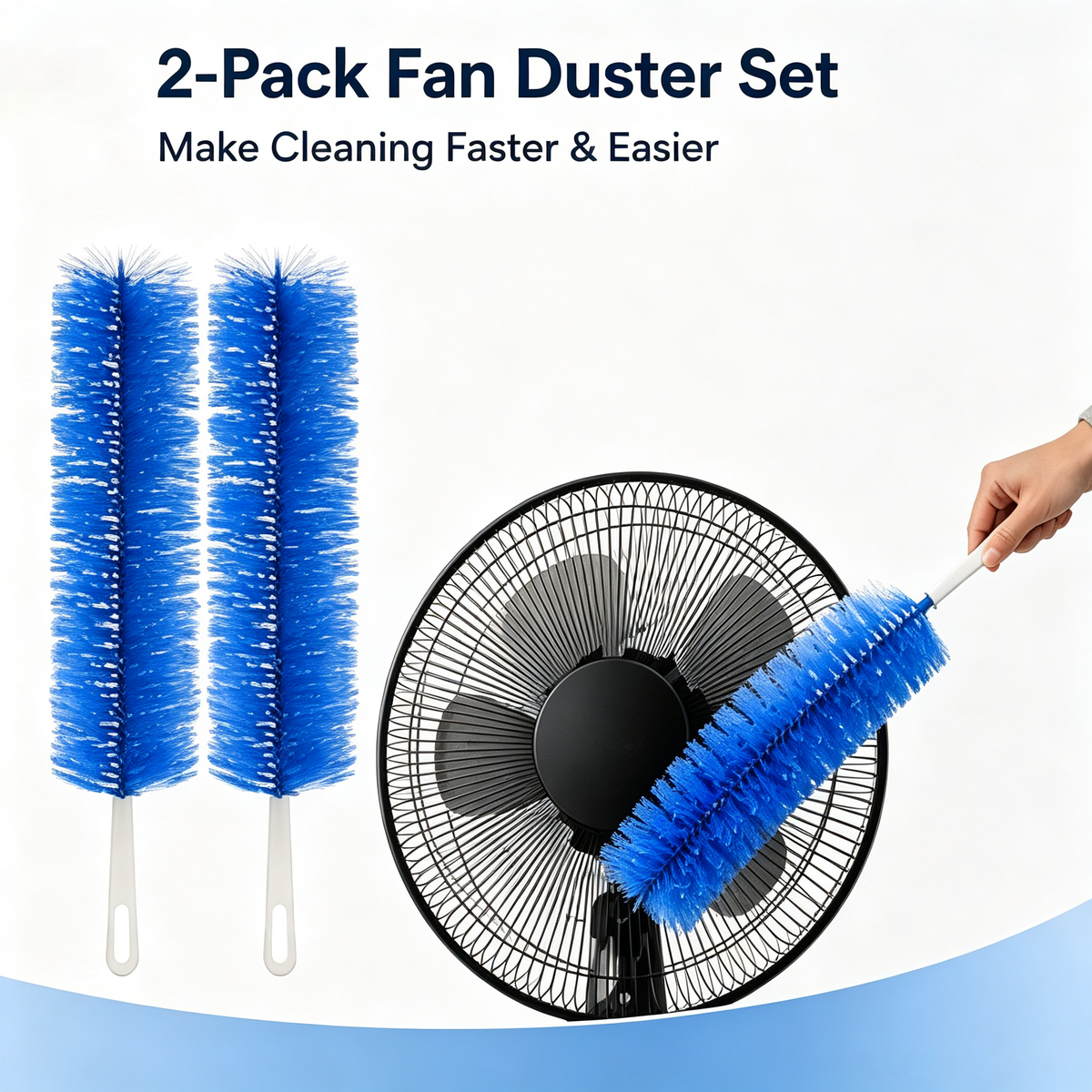 2-pack of microfiber dust cleaning brushes
