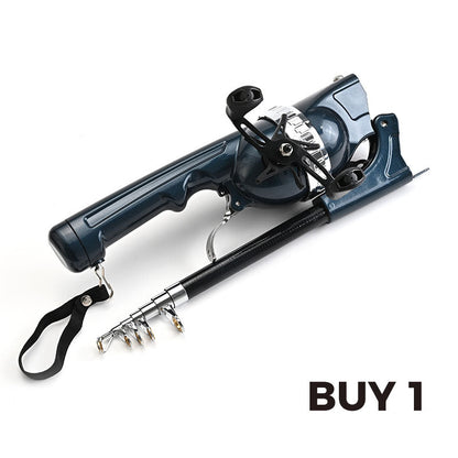 🔥Foldable Fishing Rod Double rocker arm sea rod