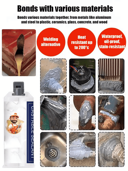 ✨The Metal Fix That's Making Welders Nervous✨Waterproof & High-Temperature Resistant Metal Repair Adhesive