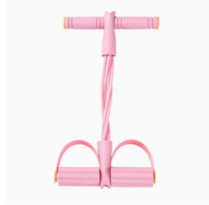21 Fitness Resistance Bands-4 Tube Pedal Ankle Puller