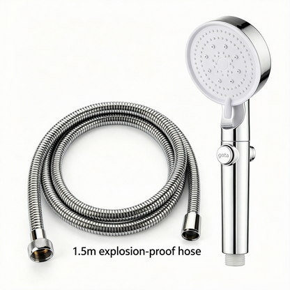 ✨ Father’s Day Special – Limited Time 30% OFF 💥 Large Panel Pressure Boost Shower Head with 5 Spray Modes & 360° Rotation