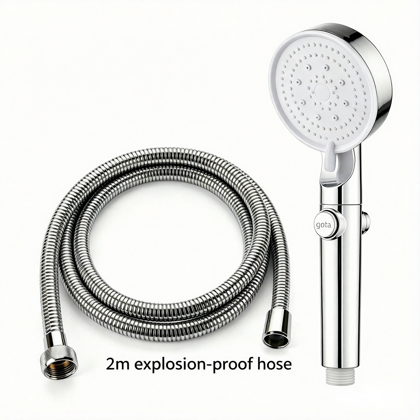 ✨ Father’s Day Special – Limited Time 30% OFF 💥 Large Panel Pressure Boost Shower Head with 5 Spray Modes & 360° Rotation