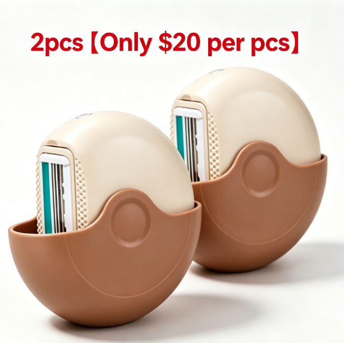 💕🥳2026 HOT SALE🥳50K+ SOLD!⏳✨Portable 3-Layer Hair Shaver with Rotating Cover