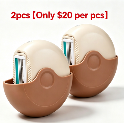💕🥳2026 HOT SALE🥳50K+ SOLD!⏳✨Portable 3-Layer Hair Shaver with Rotating Cover