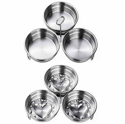 🎉 2026 Sale — Over 14,000 Sold! 🍳 3-in-1 Stainless Steel Egg Poacher – Poach, Steam, Bake – 304 Steel, Non-Stick Release, One Pan, Endless Breakfasts ✨