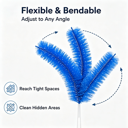 2-pack of microfiber dust cleaning brushes