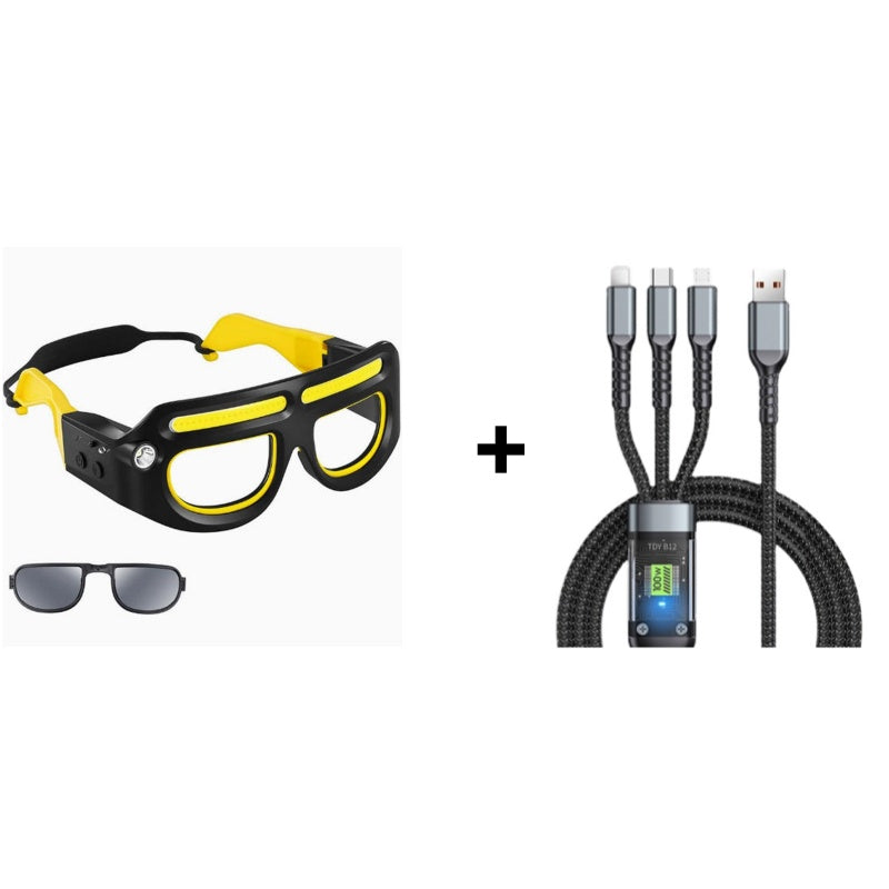 📢📢50   % OFF !!✨Rechargeable LED Glasses Headlamp