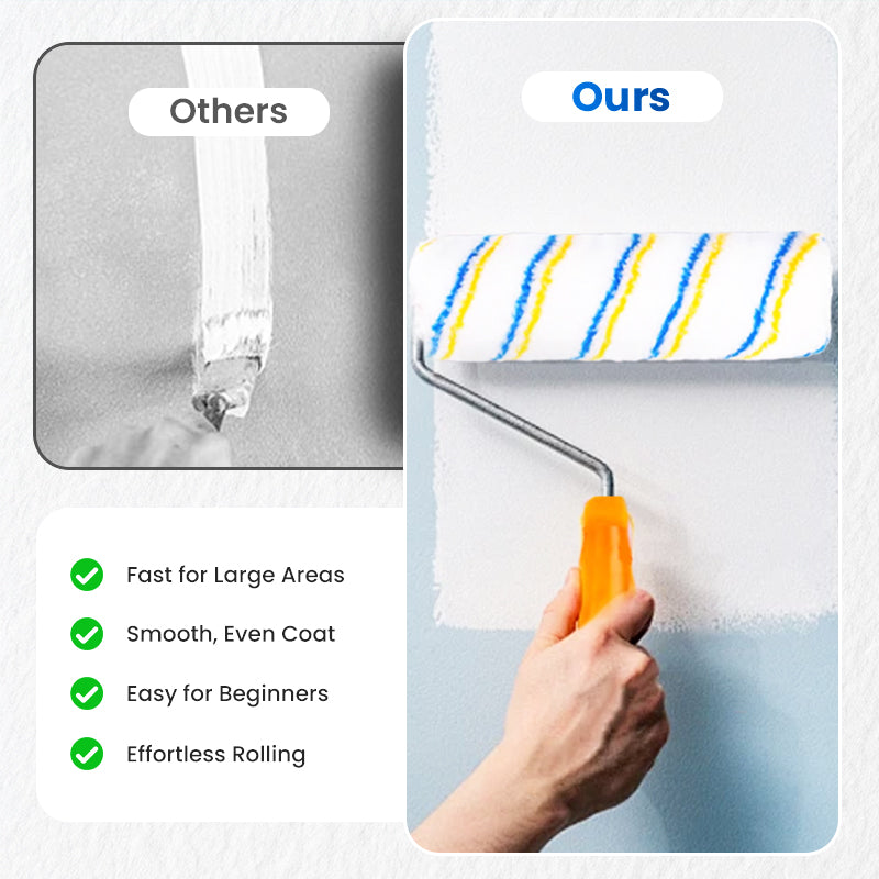 🔥8-inch Paint Roller with Detachable Handle