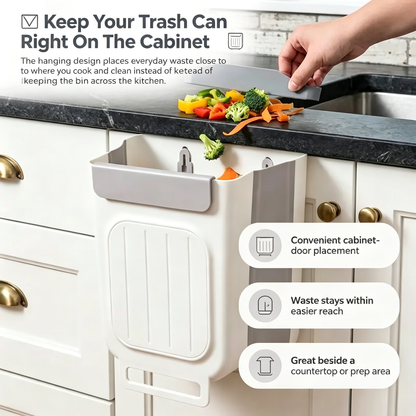 🔥50% OFF🔥🥡🍌Hanging Kitchen Trash Can for Cabinet Door