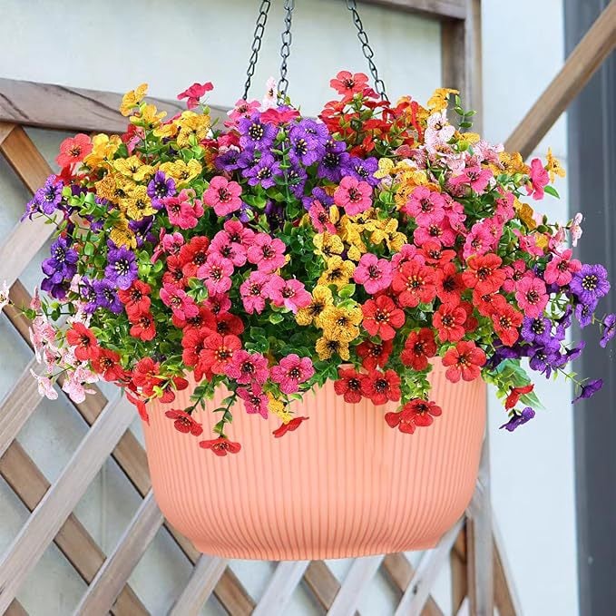 🌱 Rainproof Lifelike Artificial Flowers With UV-Shield Coating