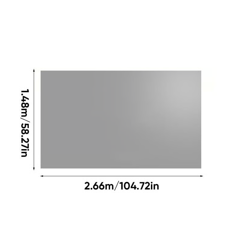 Metallic Anti-Light Projector Screen
