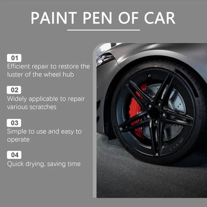 🔥Buy two  get one free🌟🖊️ Wheel Scratch Repair Pen - Fix Curb Rash in 10 Min | Rust-Proof Formula