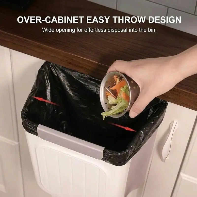 🔥50% OFF🔥🥡🍌Hanging Kitchen Trash Can for Cabinet Door