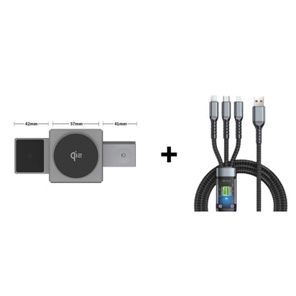 🔥Hot Sale Offers-3-in-1 Foldable Magnetic Wireless Charging Station