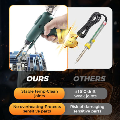 💥High-Performance Electric Soldering Gun💥 with Stainless Steel Precision Solder Wire